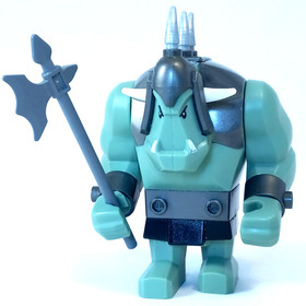 LEGO Castle Troll Minifigure 852293 Fantasy Era 7038 Orc Big Fig 7048 Sand Green