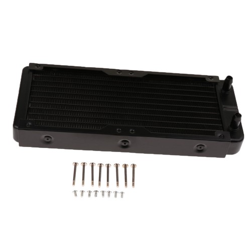 240mm 10Pipes PC Water Cooling Radiator 10Pipes Cooler Row for Computer