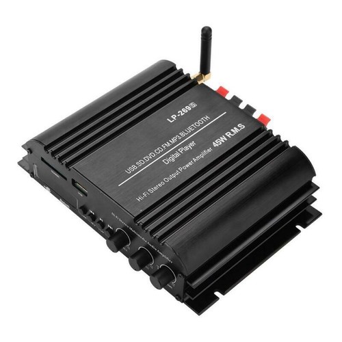 Bluetooth Power Amplifier Amp Verstärker Digital LCD 4CH Remote Für Lepy LP-269S