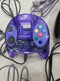 Sega Dreamcast White Video Game Console 6 Controllers Memory Card Tested Works