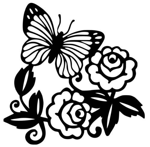 Sticker Butterfly vinyl car Decal