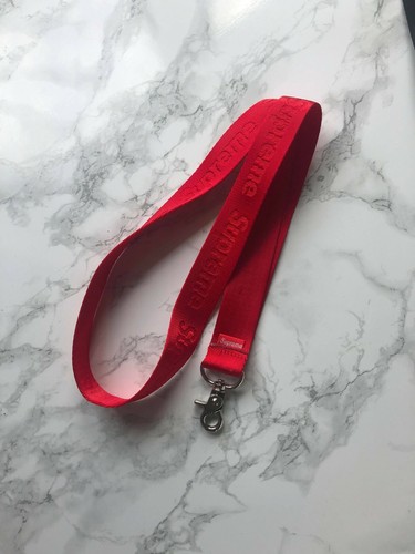 Nylon Lanyard SS16 Black 1st Class Shipping Supreme