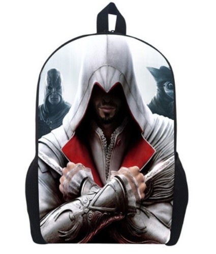 Men Daily Bag Rucksack Assassin/'s Creed Backpack School Bags For Boys