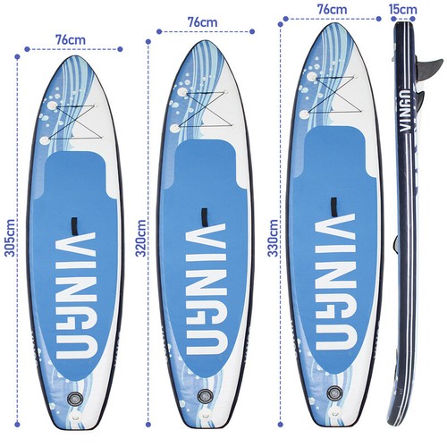 Surfboard iSUP Surfen Kajak-Sitz Stand Up Paddle SUP Board 305-330cm