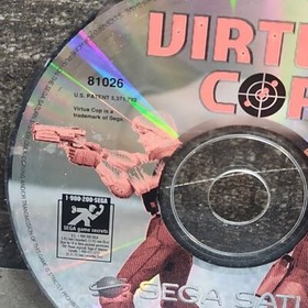 Virtua Cop (Sega Saturn, 1995) Not For Resale Retro Video Game
