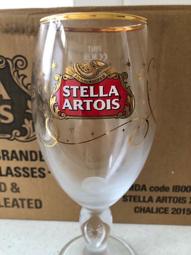 Stella Artois Stunning Limited Edition Pint Glass X2 B//New Bargain Price
