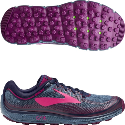 Brooks PureGrit 6 Womens Trail Running Shoes Blue