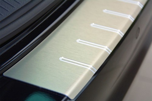 SKODA FABIA 3 NJ 5Tuerer Ladekantenschutz mit Abkantung Sicken AluNox® Lackschut