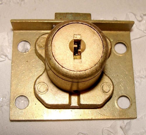 Corbin Cabinet Lock 1//2 Lox 7//8 WD26s Strike VINTAGE DRAWER,CABINET,WARDROBE