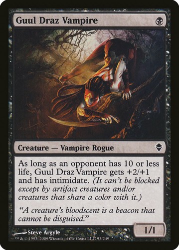 Guul Draz Vampire Zendikar Common EN NM MTG