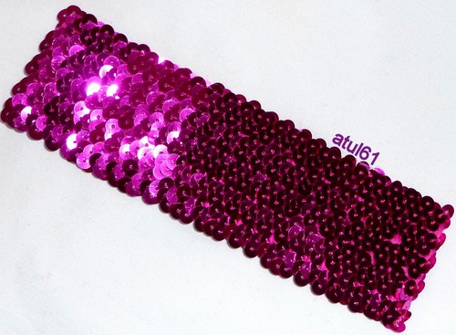 GIRLS WIDE SEQUIN COVERED BOHO STRETCH KYLIE HEADBAND HAIR BAND ACCESSORIES NEW