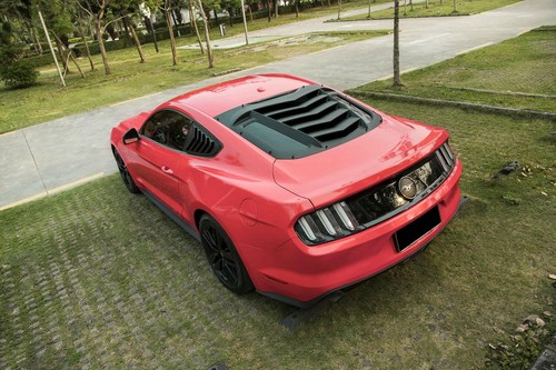 Rear Window Louver Scoop Cover Fits for Ford Mustang 2015 2016 2017 2018 2019