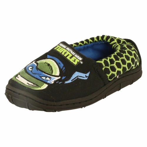 Childrens Boys Teenage Mutant Ninja Turtles Slippers