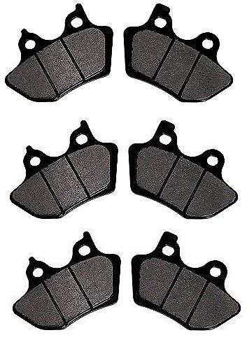 FRONT /& REAR BRAKE PAD SETS HARLEY 00-07 SOFTAIL TOURING DYNA SPORTSTER 44082-00