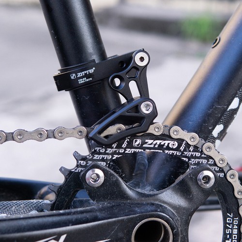 Mountain Bike Bicycle Chain Guide Protector Aluminum Alloy Chain Drop Catcher