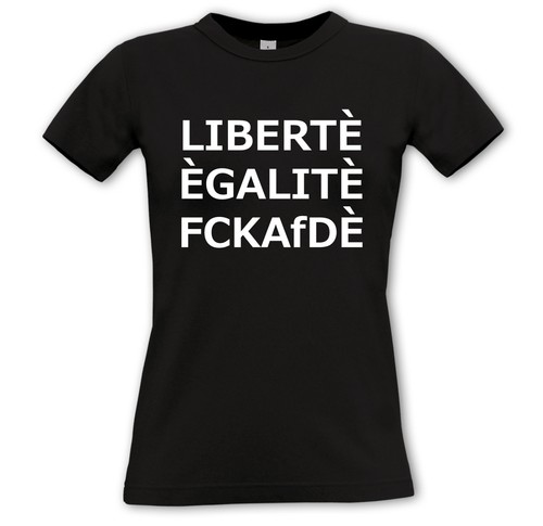 Girls Shirt Gegen Nazis Fuck AfD Fck Nzs Punk Antifa Libertè Ègalitè FckAfDè
