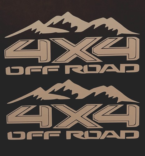 4X4 OFF ROAD DECALS STICKER FORD F-150 CHEVY SILVERADO DODGE RAM TOYOTA TACOMA