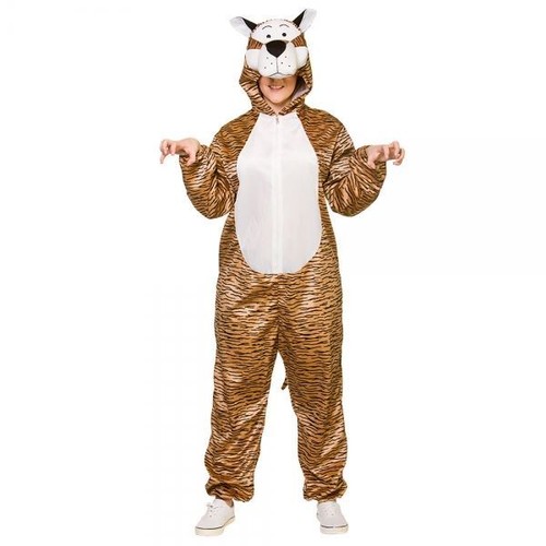 Adult Animal Zoo Jungle All in One Hooded Fancy Dress Costume Book Week New