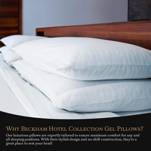 - Luxury Plush Dust Mite... Beckham Hotel Collection Gel Pillow 2-Pack