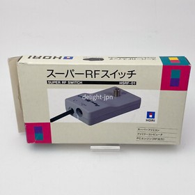 Hori SUPER RF SWITCH Boxed HSRF-01 for NES SNES PC-Engine FAMICOM JAPAN IMPORT