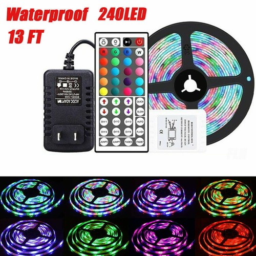 Details about / 16Ft 5M 3528RGB waterproof SMD 300LED Light Strip Flexible Ribbon Tape lamp e 49
