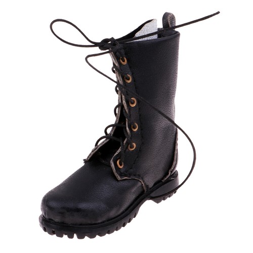 MagiDeal 1//6 Scale Male Boots Shoes Toy for 12/" Phicen Action Figure Black