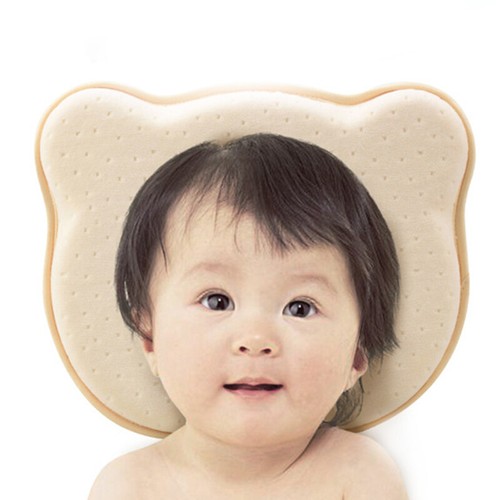 US Infant Baby Newborn Pillow Cushion Prevent Flat Head Sleep Nest Pad Anti Roll