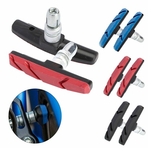 2 Pcs Mountain Bike Cycling V Brake Holder Pads Rubber Durable Performance 70mm
