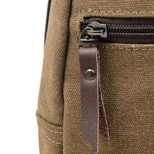Men/'s Outdoor Canvas Belt Fanny Pack Waist Bag Crossbody Shoulder Chest Backpack