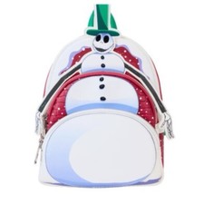 Loungefly Disney The Nightmare Before Christmas Snowman Jack Mini Backpack (NEW)