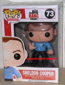 FUNKO POP TV THE BIG BANG THEORY STAR TREK SHELDON COOPER #73 RETIRED IN STOCK | eBay