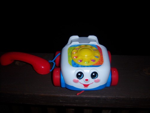 Details about / Fisher-Price Mattel 2000 Pull Along Phone Telephone Toy Classic Vtg Baby 77816