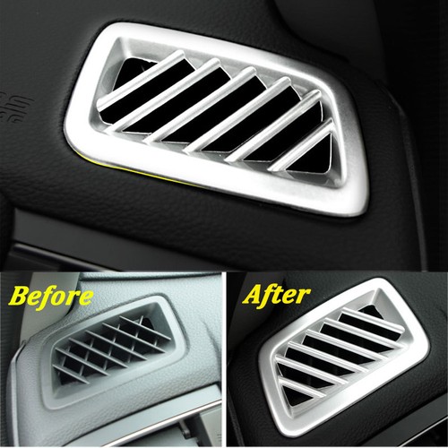 Matte Interior Upper Air Side Vent Outlet Cover ABS Trim For Honda Crv 2017-2018