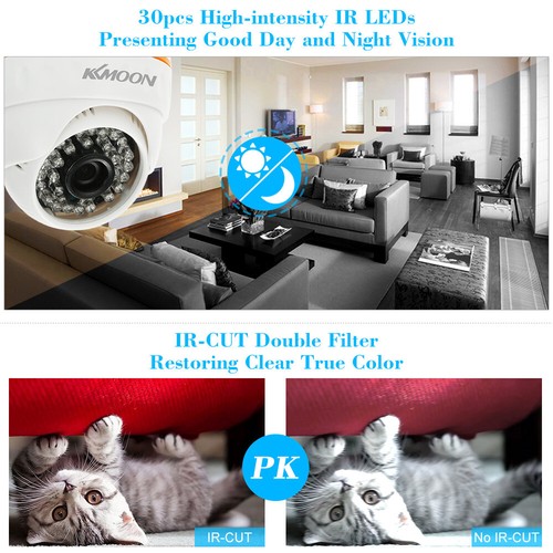 720P Network Dome IP Camera CCTV 36 IR LED Indoor ONVIF Security Surveillance H0