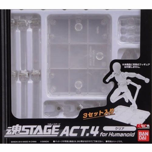 Tamashii Stage Act 4 for Humanoid Clear Color Stand Plastic New In Box
