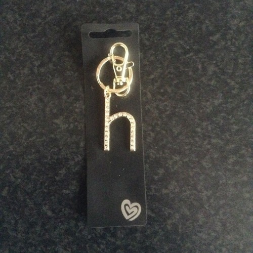 Sparkly lettre porte-clefs-diverses lettres disponibles