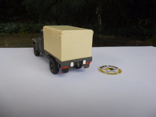 VEHICULE MILITAIRE ACMAT 1//50 ACCESSOIRE RESINE SHELTER SH 285 A
