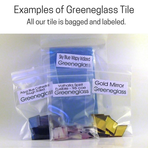 500 Seattle Green Blue Spirit 1//2/" SquareFusible 96Glass Mosaic Tiles