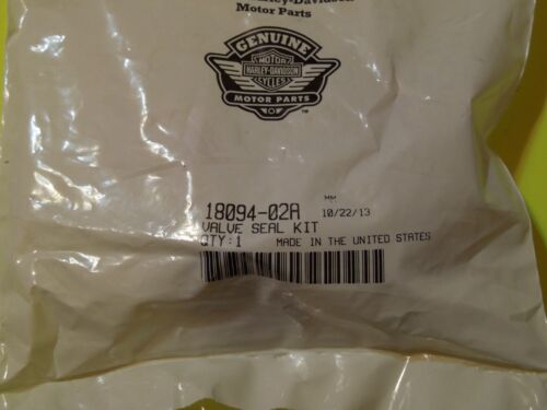 NOS OEM Harley Davidson P//N 18094-02A Valve Stem Seal Kit 4