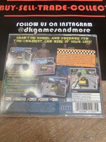 Crazy Taxi-CIB-COMPLETE-Sega All Stars-Sega Dreamcast-TESTED & WORKING