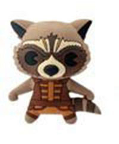 Marvel Rocket Raccoon Figural Rubber Key Chain Anime Manga NEW