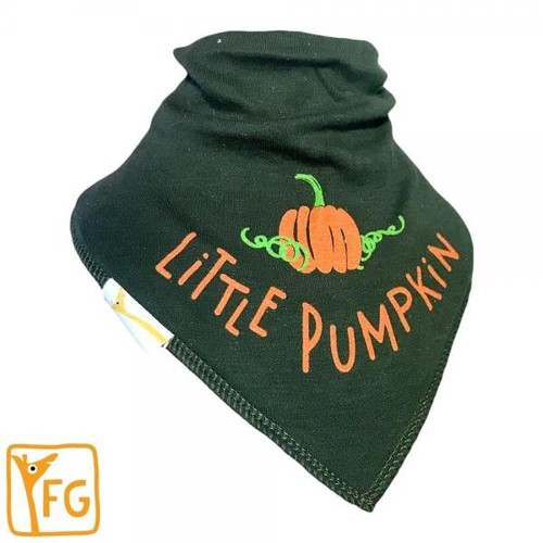 Funky Giraffe Khaki Green Little Pumpkin Bib **Buy 4 get 1 FREE** 5 for £11.96