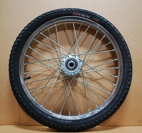 Pair Horse Cart Heavy Duty Bike Wheels 20/"x2.125/",3//4/"Axle//3/"Hub w//Ball Bearings
