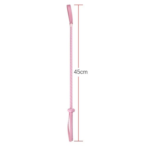 45CM Long Leather Flogger Horse Whip Flogger Riding Crop Toy 2 Colors