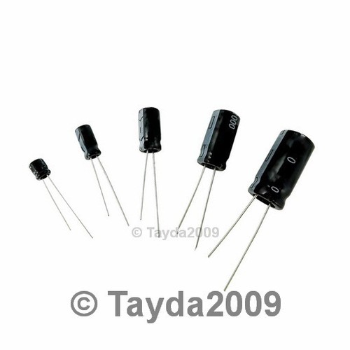 20 X 1uf 50v 105c Condensador electrolítico Radial 5x11mm