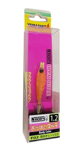 Yamashita Naory Oppai Sutte Orange Saltwater Squid Jig 1.2 F02 557-893 Pat.P