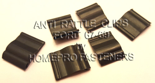 ANTI RATTLE CLIPS FOR FORD THUNDERBIRD 67-69 SEDAN HARDTOP LANDAU 6 FREE SHIP