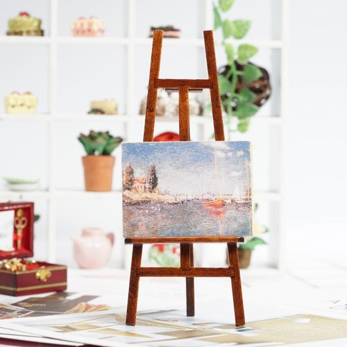 Nuevo Mini manuar de madera para 1:12 regalo decoración de casa de muñecas miniatura hazlo tú mismo Nuevo #