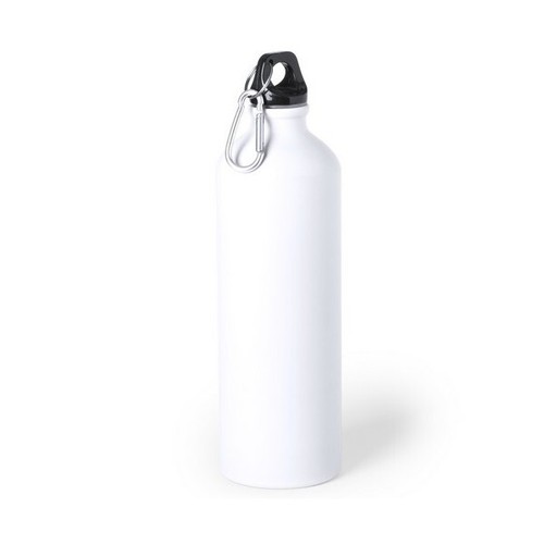 MONTAGNA 800ml CON MOSCHETTONE e CHIUSURA SICUREZZA BORRACCIA ALLUMINIO VIAGGI