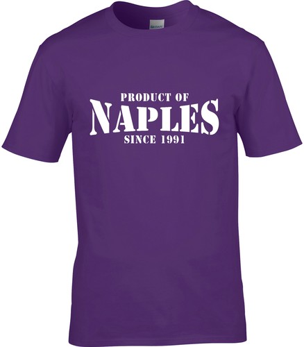 Product Of Naples Italy Mens T-Shirt Place Birthday Gift Year Of Choice